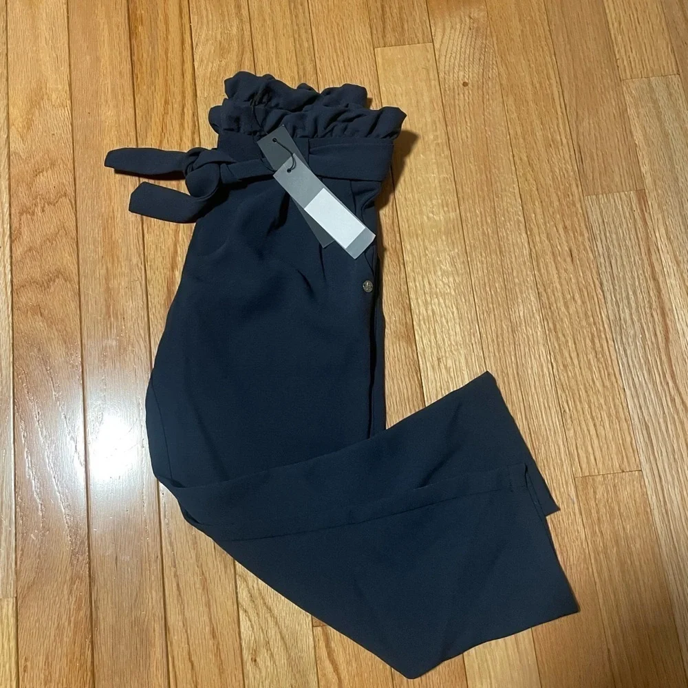 NWT Ikks Lettuce Trim Navy Kids Pants